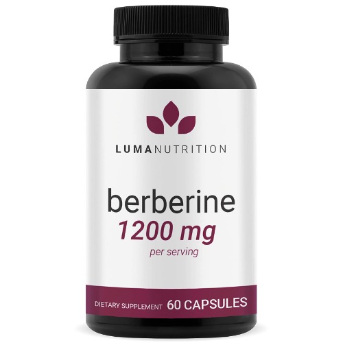Luma Nutrition 광범위한 항균작용 베르베린 보충제 1회 제공량당 1200mg 베르베린 HCI 지원 60 캡슐