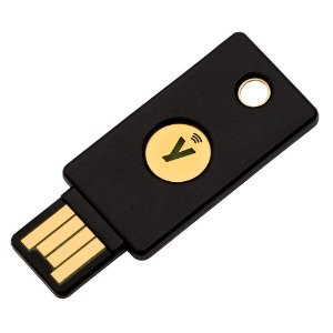 [당일배송] Yubico YubiKey 5 NFC 2단계 인증 USB 및 NFC 보안 키 USB-A 포트 NFC 모바일 장치와 작동 - 하나 이상의 암호로 온라인 계정 보호