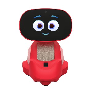 Miko 3 어린이 위한 AI 기반 스마트 로봇 STEM 학습 교육용 로봇, 앱 제어 기능이 있는 프로그래밍 가능한 대화형 음성 제어 로봇, 코딩 앱 Red