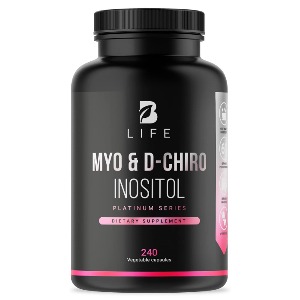 비라이프컴퍼니 Myo &amp; D-Chiro Inositol 240 캡슐 여성을 위한 호르몬 균형 및 건강한 난소 질 비타민 B8 영양제