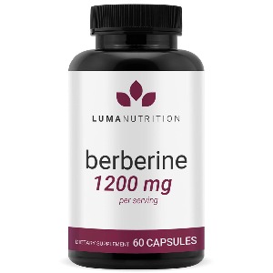 Luma Nutrition 광범위한 항균작용 베르베린 보충제 1회 제공량당 1200mg 베르베린 HCI 지원 60 캡슐