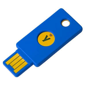 [당일배송] ZOTTAA Yubico 보안 키 NFC - 2단계 인증 USB 및 NFC 보안 키, USB-A 포트 NFC 모바일 연결 - FIDO U2F 및 FIDO2 인증 암호키