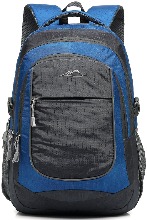 비즈니스 학생 여행 백팩 배낭 여행 컴팩트한 가방 노트북 최대 15.6인치 수납 Blue