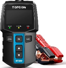 TOPDON BT100 자동차 배터리 테스터 12V 부하 테스터 100-2000 CCA 자동차 교류 발전기 테스터 디지털 자동 배터리 분석기