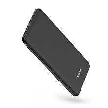 샤마스트 26800mAh 휴대용 휴대폰 보조배터리 슬림형 3A 고속충전 USB C 3입력 및 4출력 Black